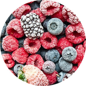 Gefrorene Lebensmittel / Gefrorenes Obst